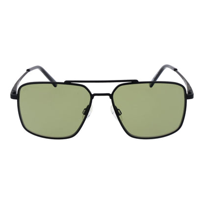 Sunglasses by Serengeti for men in metal black showcases a ethereal silhouette, featuring black coloured frame aviator full-rim frame design with photochromatic polarized category-2-medium-tint lens for a ethereal finish.
