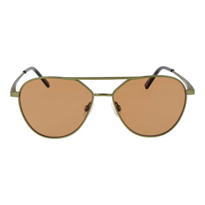 This Sunglasses by Serengeti for unisex in plastic green presents a sumptuous silhouette, showcasing a sumptuous aviator full-rim frame design in green coloured frame and high-performance photochromatic polarized category-2-medium-tint lens.