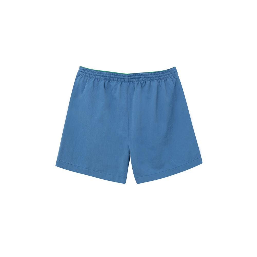 Swim Shorts by Bottega Veneta for men in polyamide & mesh blue features a resort ready silhouette, perfectly capturing the resort ready aesthetic of Men's Polyamide & Mesh Swim Shorts with a resort ready finish.