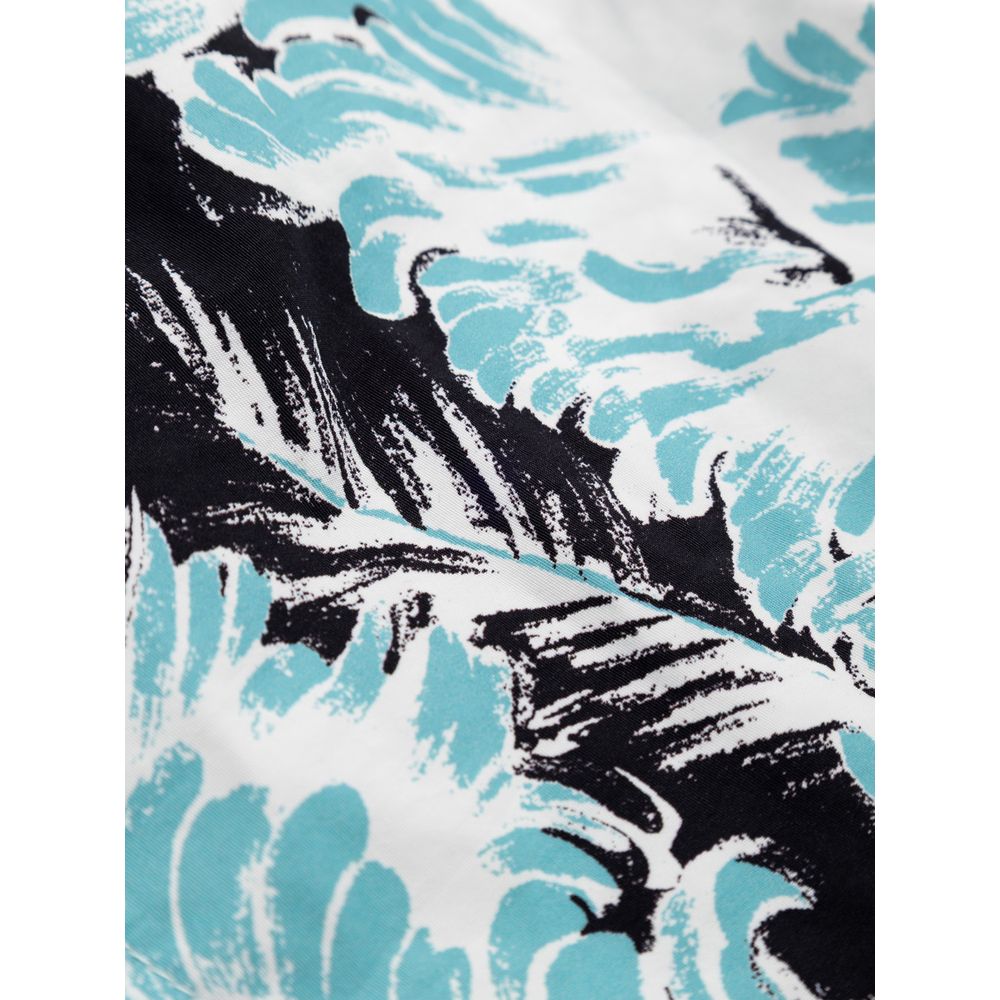 Swim Shorts by Bottega Veneta for men in polyamide & mesh white & print features an glamourous silhouette from the Men's Polyamide & Mesh Swim Shorts collection, highlighting a refined fit and glamourous cut for a premium poolside look.