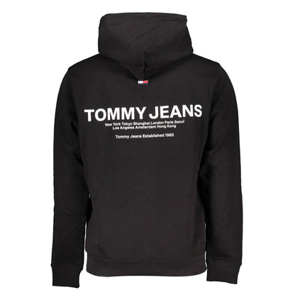 Hooded Sweatshirt Hoodie by Tommy Hilfiger for men in cotton black & print features a edgy silhouette, detailed with a edgy and for a refined finish.