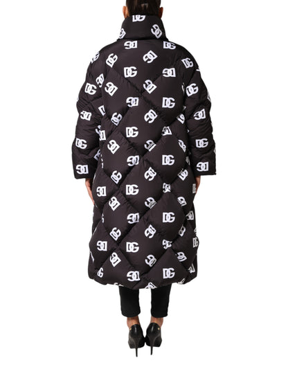 Dolce & Gabbana Women's Quilted Polyester Puffer Jacket - Black