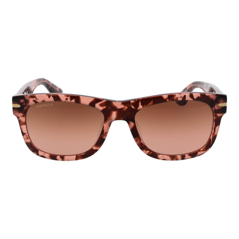 Sunglasses by Serengeti for unisex in acetate and multicolor featuring an opulent rectangle full-rim frame design with a sophisticated multicolor coloured frame finish and high-performance photochromatic polarized category-2-medium-tint lens.