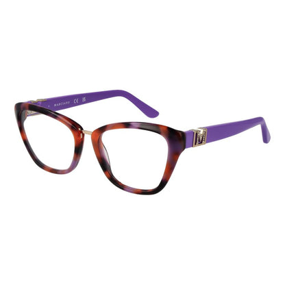 Eyeglasses Frames by Marciano by Guess for women in acetate brown showcases a reflective silhouette, artfully incorporating a sophisticated brown coloured frame with a distinct full-frame frame design.