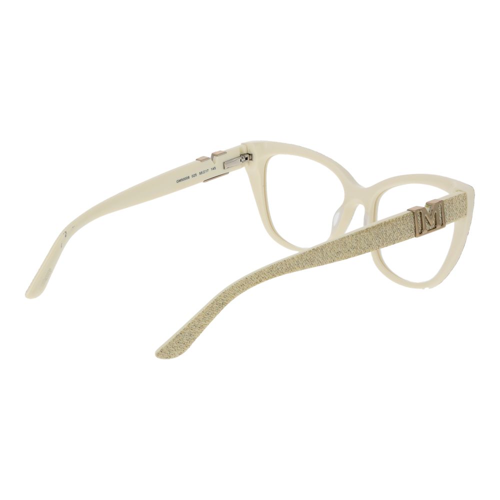 Eyeglasses Frames by Marciano by Guess for women in acetate and gold showcases an refined full-frame frame design featuring a sophisticated gold coloured frame for an refined and refined aesthetic.