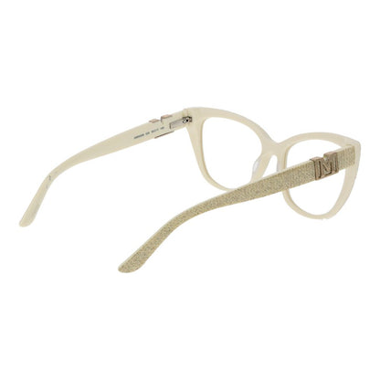 Eyeglasses Frames by Marciano by Guess for women in acetate and gold showcases an refined full-frame frame design featuring a sophisticated gold coloured frame for an refined and refined aesthetic.
