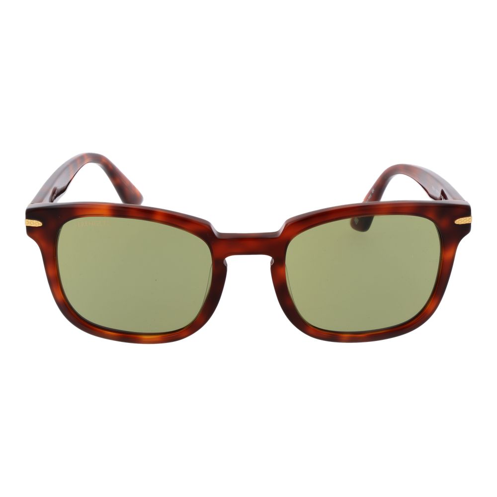 Sunglasses by Serengeti for unisex in acetate and brown presents a sumptuous silhouette, featuring brown coloured frame and rectangle full-rim frame design with photochromatic category-2-medium-tint lens for a sumptuous look.