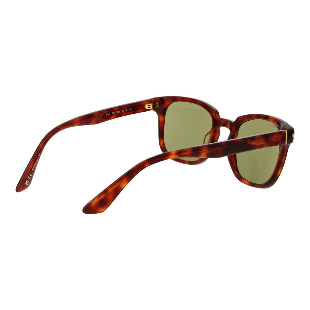 Sunglasses by Serengeti for unisex in acetate brown features a sumptuous silhouette, showcasing a sumptuous rectangle full-rim frame design in brown coloured frame with high-performance photochromatic category-2-medium-tint lens.