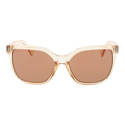 Sunglasses by Serengeti for women in eco-nylon beige showcases a ethereal silhouette, featuring beige coloured frame rectangle full-rim frame design with blue-filter category-2-medium-tint lens for a ethereal finish.