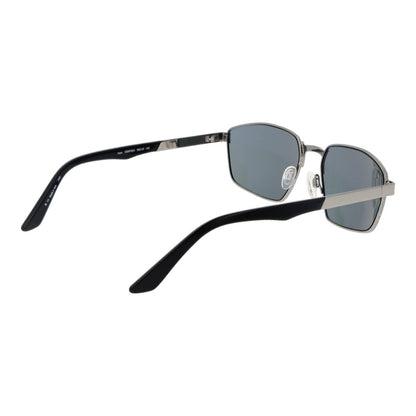 This Sunglasses by Serengeti for men in metal gray presents a sumptuous silhouette, showcasing a sumptuous rectangle full-rim frame design in gray coloured frame and high-performance photochromatic polarized category-2-medium-tint lens.