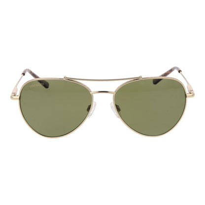 Sunglasses by Serengeti for unisex in metal gold showcases a ethereal silhouette, featuring gold coloured frame aviator full-rim frame design with photochromatic polarized category-3-dark-tint lens for a ethereal finish.