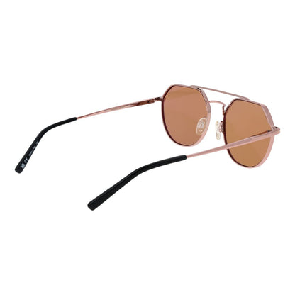 Sunglasses by Serengeti for unisex in metal rose-gold features an lustrous aviator full-rim frame design with rose-gold coloured frame detailing and polarized category-2-medium-tint lens for a lustrous aesthetic.