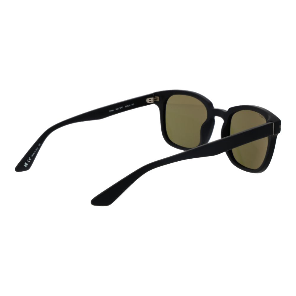 Sunglasses by Serengeti for unisex in acetate and black featuring an opulent rectangle full-rim frame design with a sophisticated black coloured frame finish and high-performance polarized category-3-dark-tint lens.