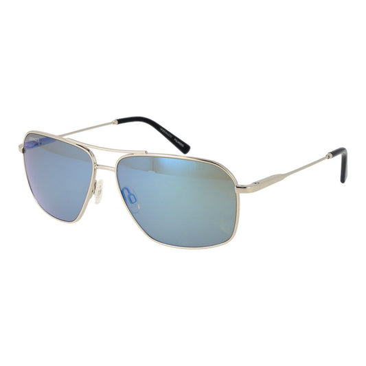 Sunglasses by Serengeti for men in metal and silver presents a sumptuous silhouette, featuring silver coloured frame and aviator full-rim frame design with photochromatic polarized category-2-medium-tint lens for a sumptuous look.