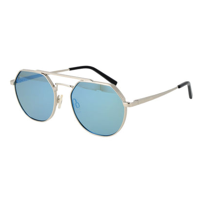Sunglasses by Serengeti for unisex in metal silver showcases a ethereal silhouette, featuring silver coloured frame aviator full-rim frame design with polarized mirrored category-2-medium-tint lens for a ethereal finish.