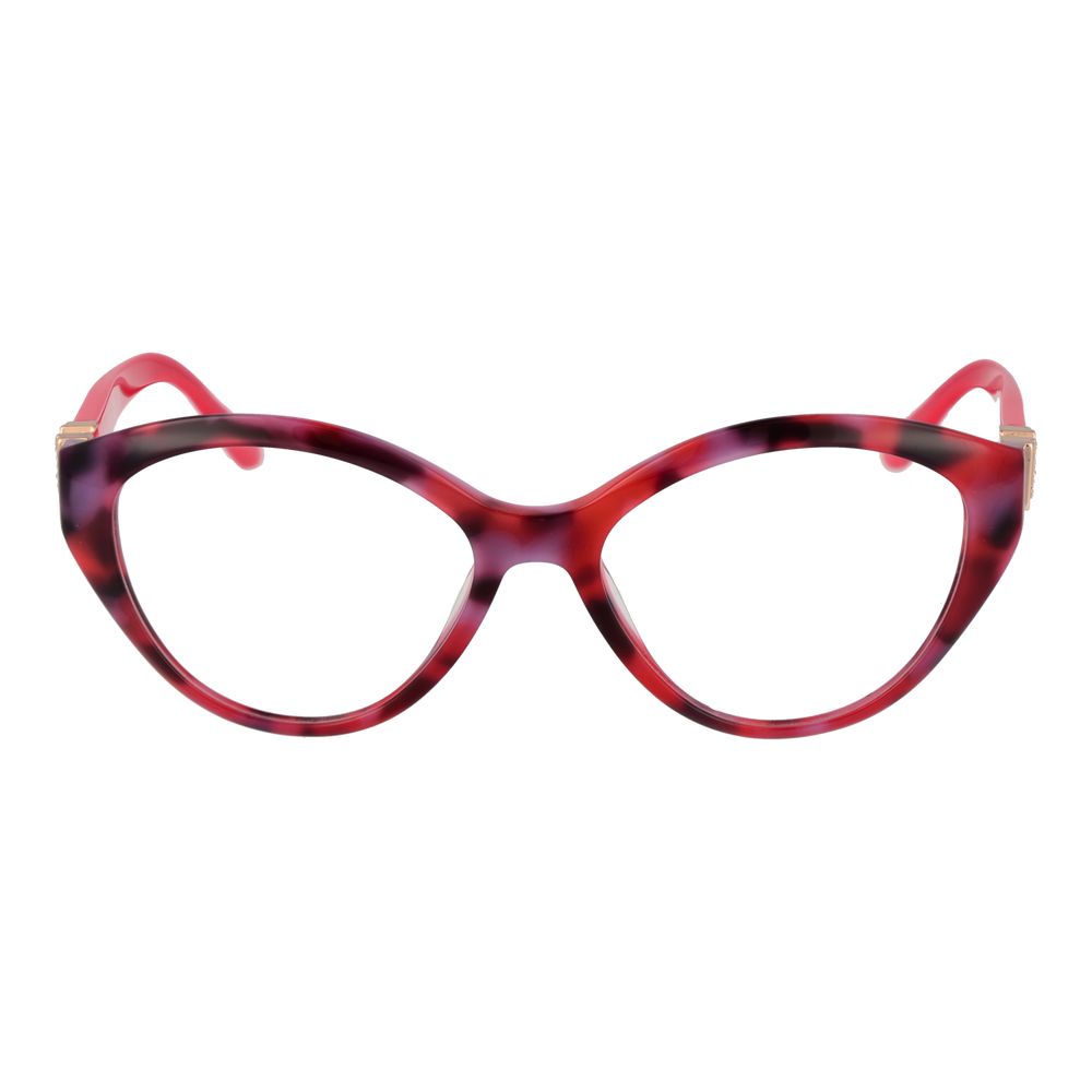 Eyeglasses Frames by Marciano by Guess for women in acetate and red showcases a refined silhouette, detailed with a red coloured frame finish and a sophisticated full-frame frame design.