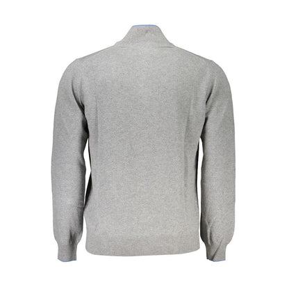 Sweatshirt by Harmont & Blaine for men in viscose cotton gray & signature showcases a slouchy chic silhouette, artfully detailed with a slouchy chic and for a slouchy chic finish.