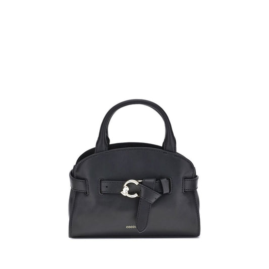 Crossbody Handbag by Coccinelle for women in bos taurus calf leather black & gold features a exquisite silhouette, showcasing a secure magnetic and exquisite built-in-compartments with versatile crossbody-strap, shoulder-strap, adjustable-strap & handle for a exquisite finish.
