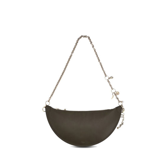 Evening Shoulder Bag by Chloé for women in bos taurus nappa leather black features a stately silhouette, showcasing a secure , ample , and stately shoulder-strap & detachable-strap for a stately finish.