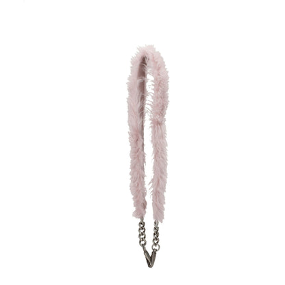 Shoulder Bag by Miu Miu for women in leather & fur pink & silver features a effortless chic silhouette with a secure hook, ample , and versatile shoulder-strap for a effortless chic finish.