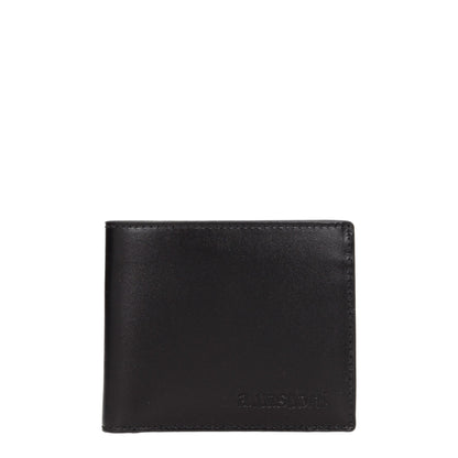 Cardholder Wallet by Testoni for men in leather black features a streamlined silhouette, showcasing the streamlined Leather Cardholder Wallet design with sophisticated card-organization coin-purse for a premium look.