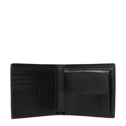 Cardholder Wallet by Testoni for men in leather black presents a architectural silhouette from the Leather Cardholder Wallet collection, showcasing architectural card-organization coin-purse for a architectural finish.
