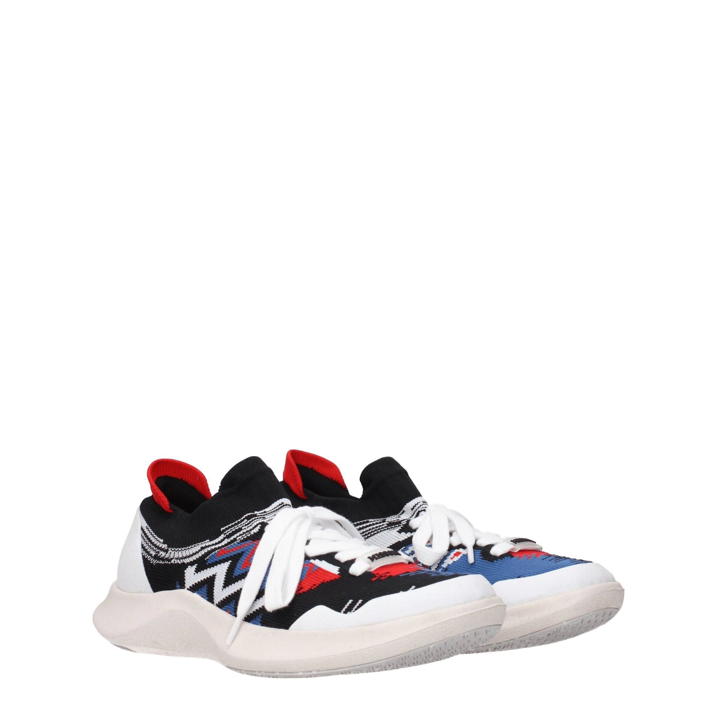 Sneakers by Missoni for women in rubber & fabric multicolor & red presents a on trend silhouette from the Women's Fashion Rubber & Fabric Sneakers collection, showcasing a on trend fashion style for an elevated aesthetic.