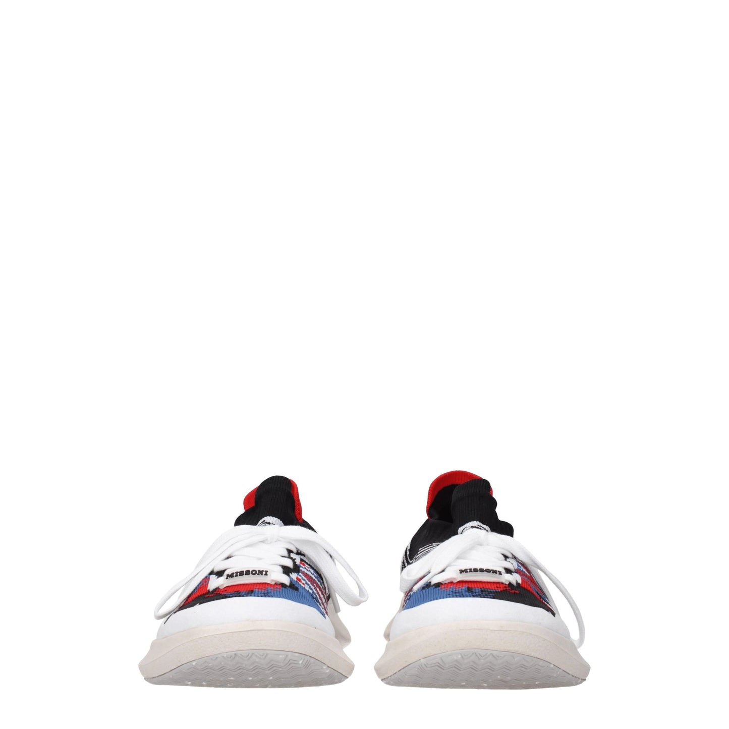 Sneakers by Missoni for women in rubber & fabric multicolor & red presents a sumptuous silhouette, artfully capturing the essence of the Women's Fashion Rubber & Fabric Sneakers with its sumptuous fashion style design.