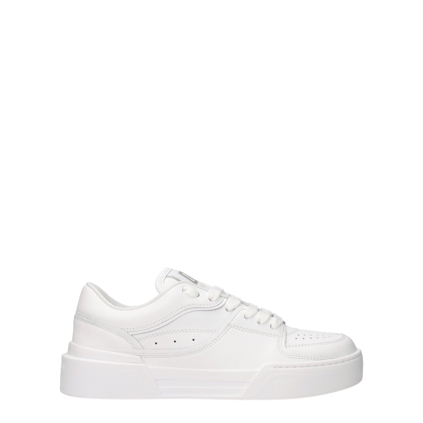 Sneakers by Dolce & Gabbana for women in leather & rubber white presents a sumptuous silhouette, artfully capturing the essence of the Women's Casual Leather & Rubber Sneakers with its sumptuous casual style design.
