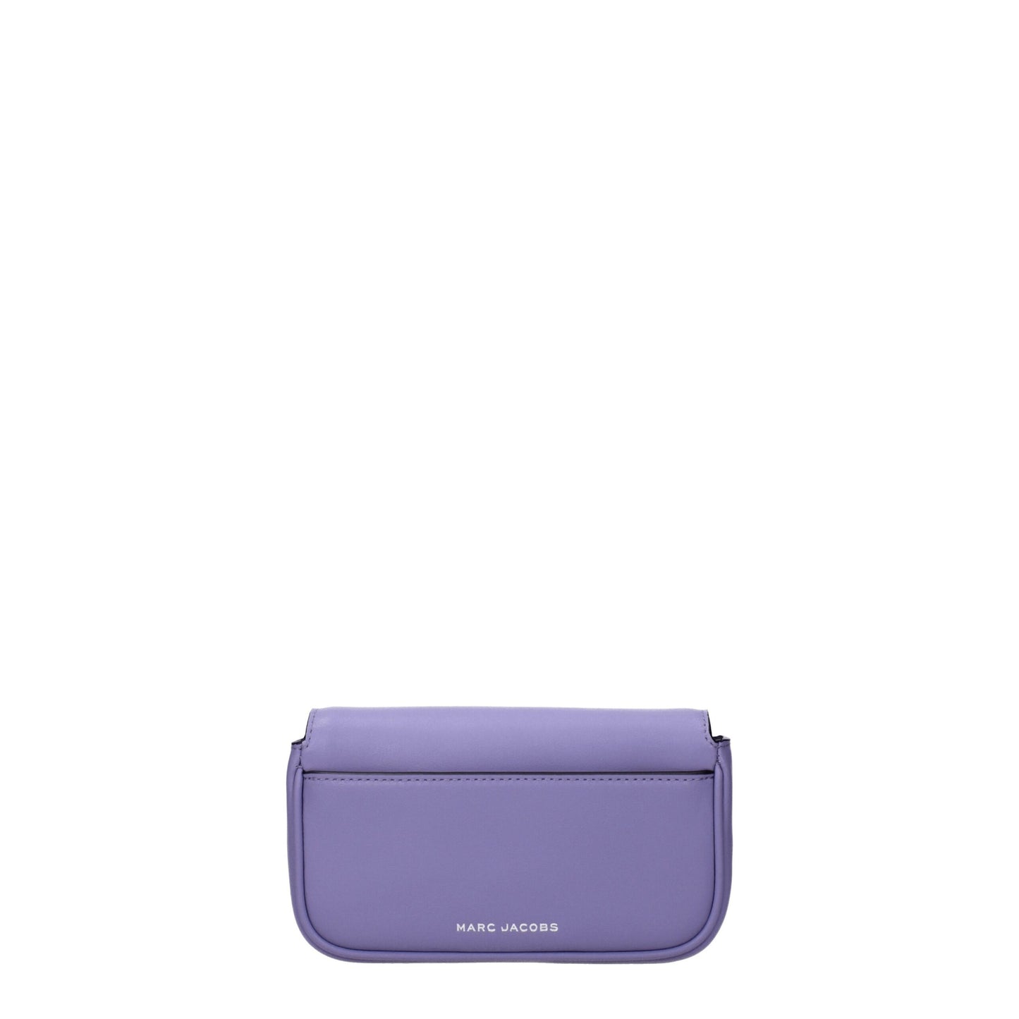 Small Crossbody Handbag by Marc Jacobs for women in leather purple & violet features an multi-faceted design with a secure button, ample internal-pockets, and versatile crossbody-strap, shoulder-strap, adjustable-strap & handle for a multi-faceted finish.