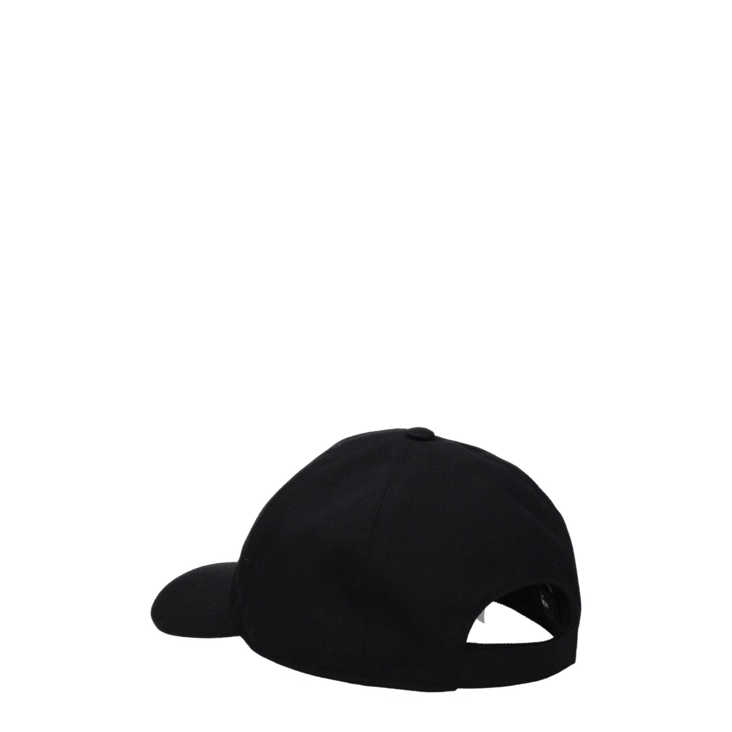 Hat by Versace for women in cotton black & white showcases a refined silhouette, artfully capturing the essence of the refined Cotton Hat design for a sophisticated look.