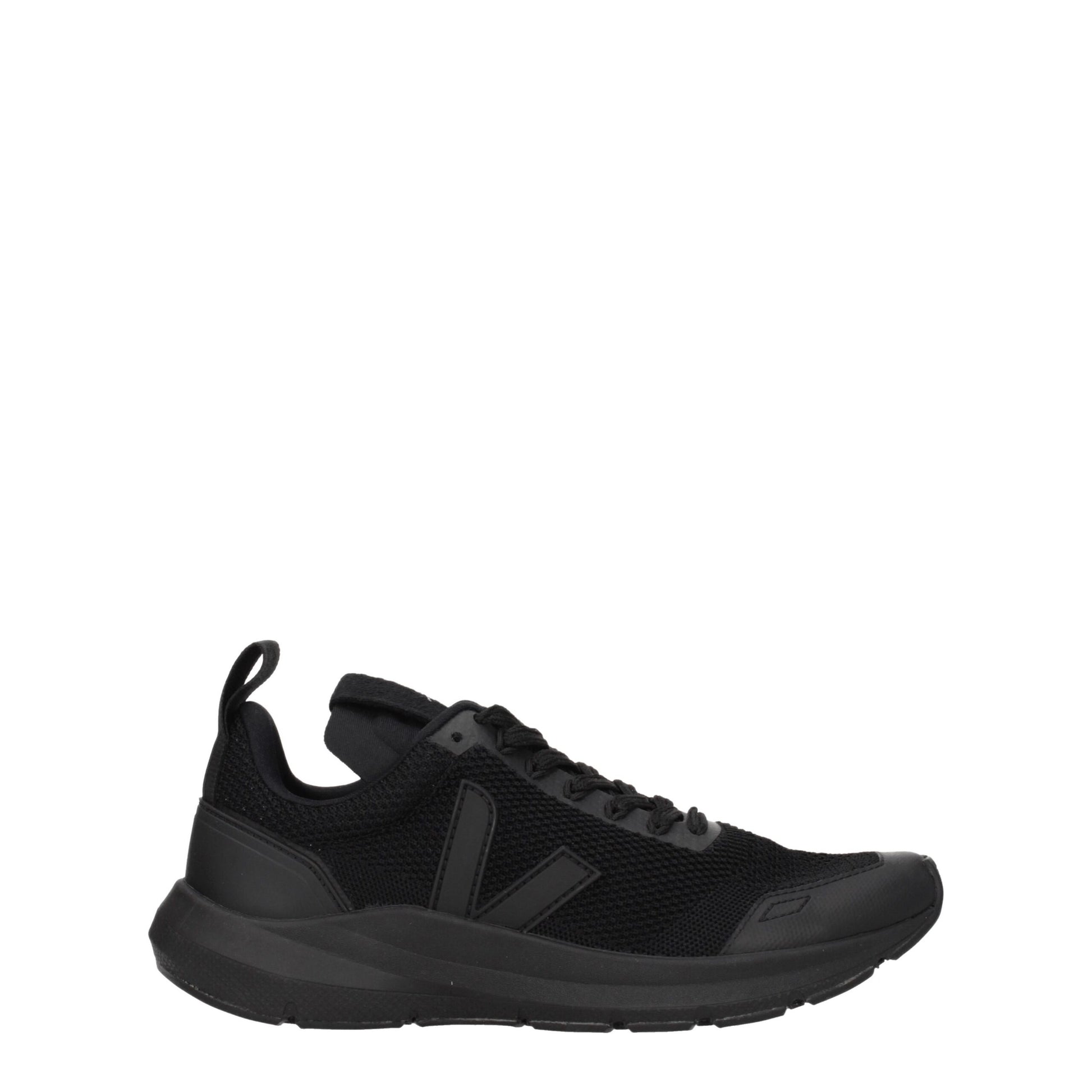 Sneakers by Veja for men in rubber & fabric black presents a sumptuous silhouette, artfully capturing the essence of the Men's Fashion Rubber & Fabric Sneakers with its sumptuous fashion style design.