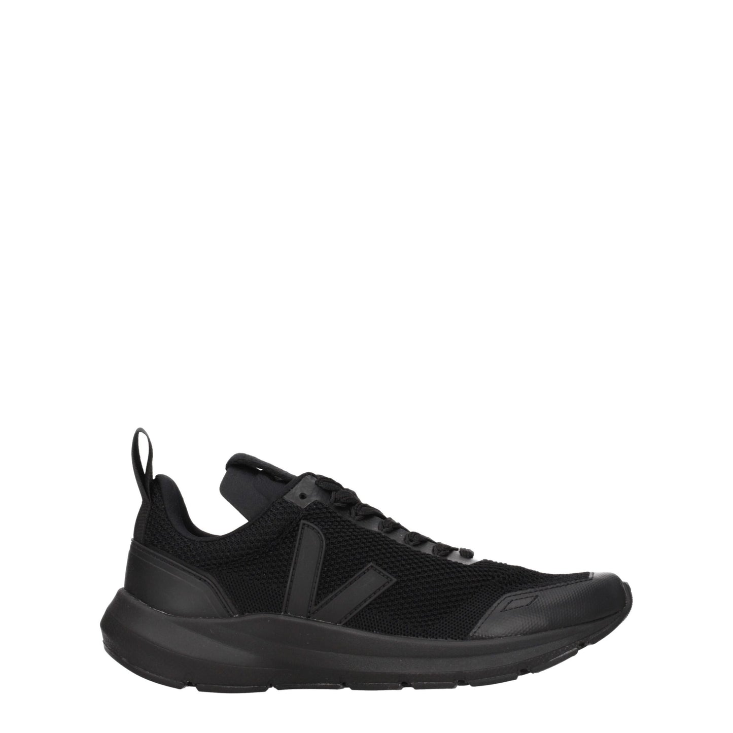 Sneakers by Veja for women in rubber & fabric black features a chic design, perfectly showcasing the chic fashion style of this Women's Fashion Rubber & Fabric Sneakers.