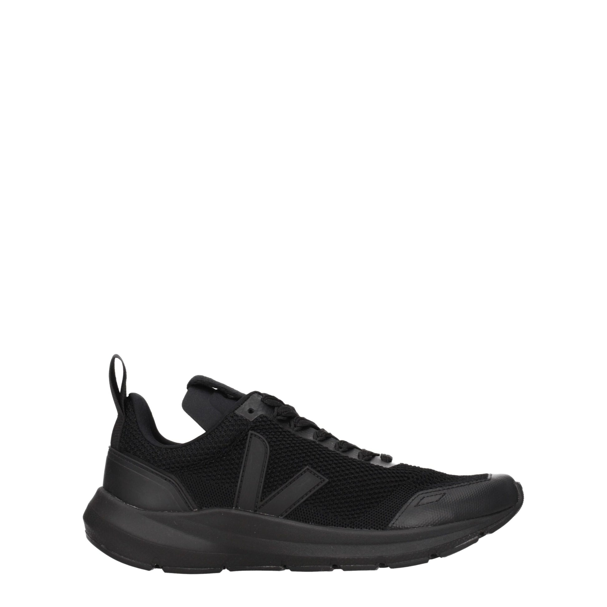 Sneakers by Veja for women in rubber & fabric black features a chic design, perfectly showcasing the chic fashion style of this Women's Fashion Rubber & Fabric Sneakers.
