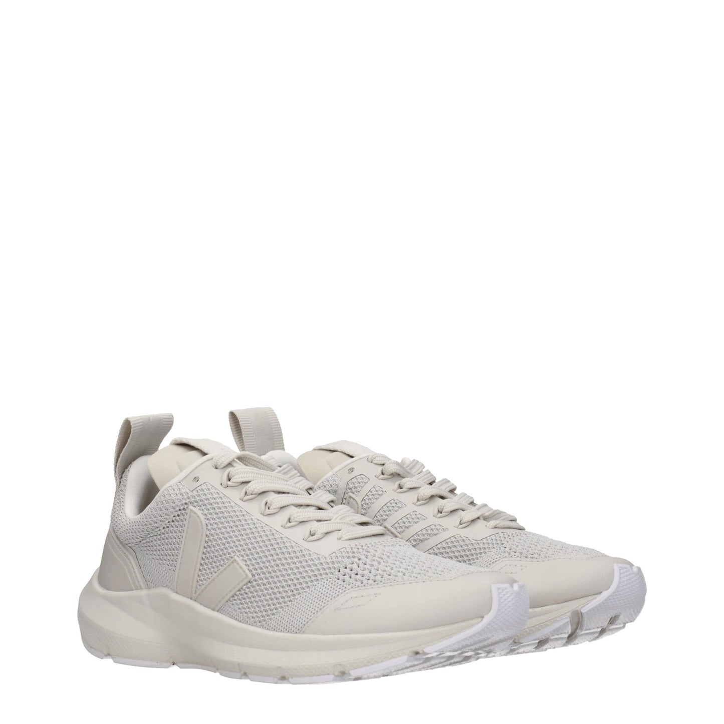 Sneakers by Veja for women in rubber & fabric gray & pearl presents a on trend silhouette from the Women's Fashion Rubber & Fabric Sneakers collection, showcasing a on trend fashion style for an elevated aesthetic.