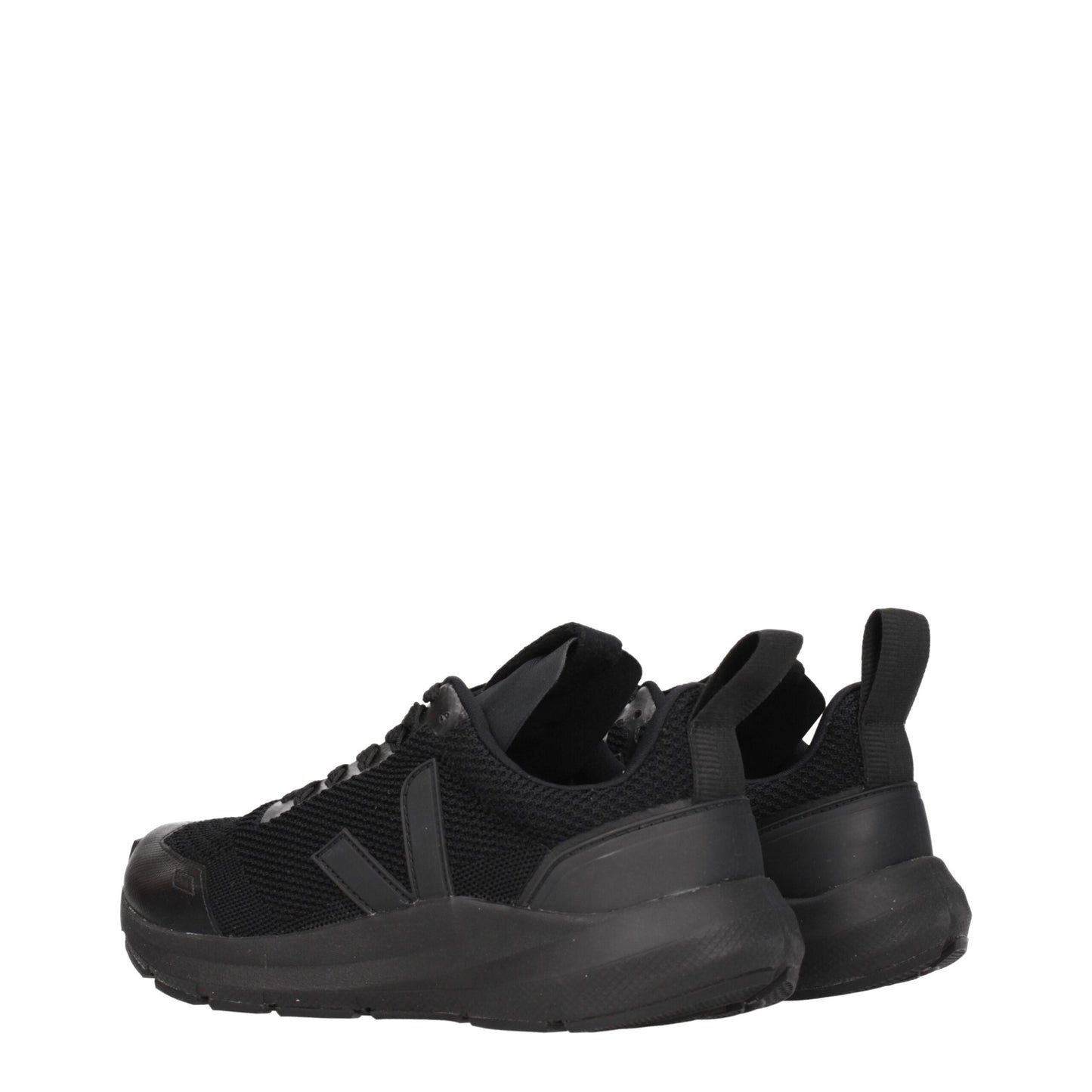 Sneakers by Veja for women in rubber & fabric black presents a sumptuous silhouette, artfully capturing the essence of the Women's Fashion Rubber & Fabric Sneakers with its sumptuous fashion style design.