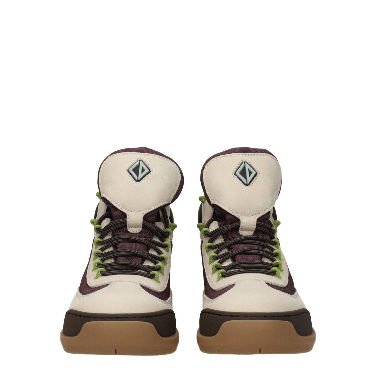 Mid-Heel Lace-Up Ankle Boots by Christian Dior for men in suede leather & rubber beige & brown features an high-performance silhouette, showcasing the sophisticated design of the Men's Suede Leather & Rubber Mid-Heel Lace-Up Ankle Boots with a 4-5-cm-heel mid-heel and a refined round toe style.