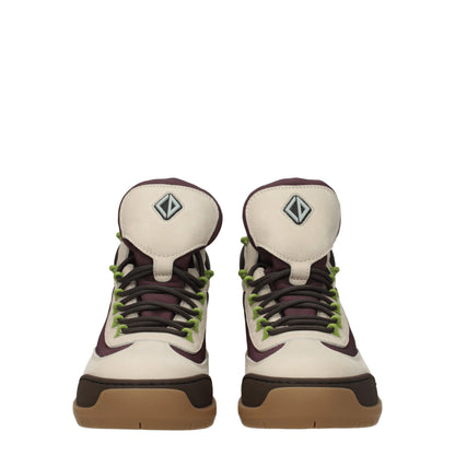 Mid-Heel Lace-Up Ankle Boots by Christian Dior for men in suede leather & rubber beige & brown features an high-performance silhouette, showcasing the sophisticated design of the Men's Suede Leather & Rubber Mid-Heel Lace-Up Ankle Boots with a 4-5-cm-heel mid-heel and a refined round toe style.