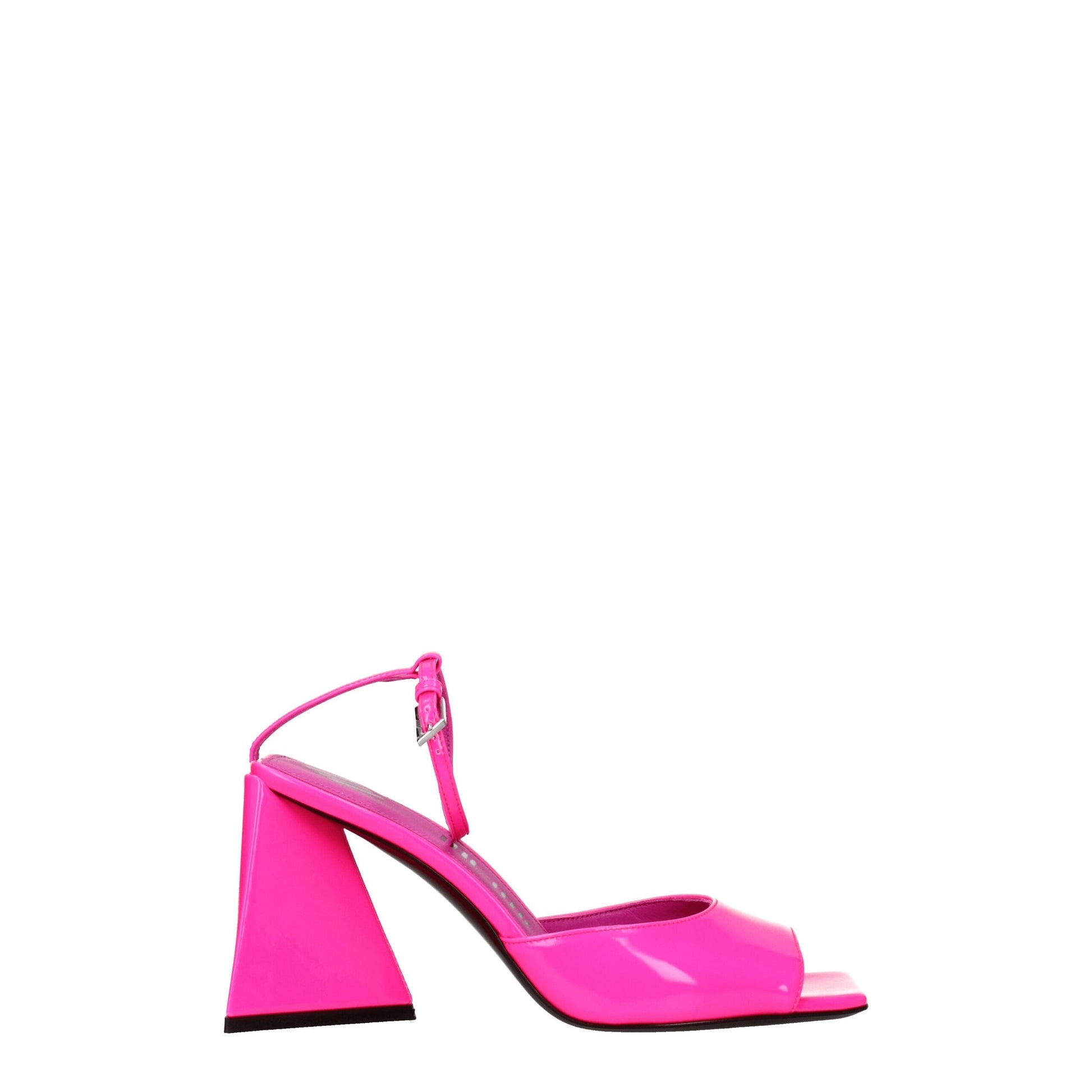 High-Heel Stiletto Sandals by The Attico for women in leather pink features an effortlessly chic silhouette from the Women's Leather High-Heel Stiletto Sandals collection, showcasing a effortlessly chic stiletto high-heel 8-5-cm-heel and elegant open toe style.