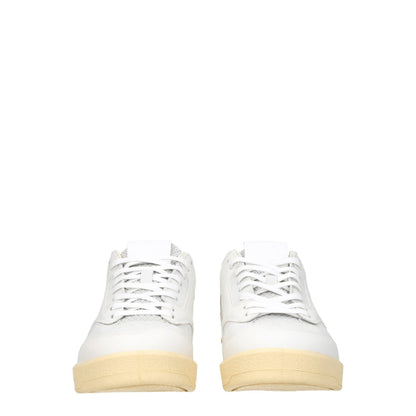 Sneakers by Jil Sander for men in leather gray, light-grey & white features an versatile design from the Men's Fashion Leather Sneakers collection, highlighting a versatile fashion style for a premium, high-fashion look.