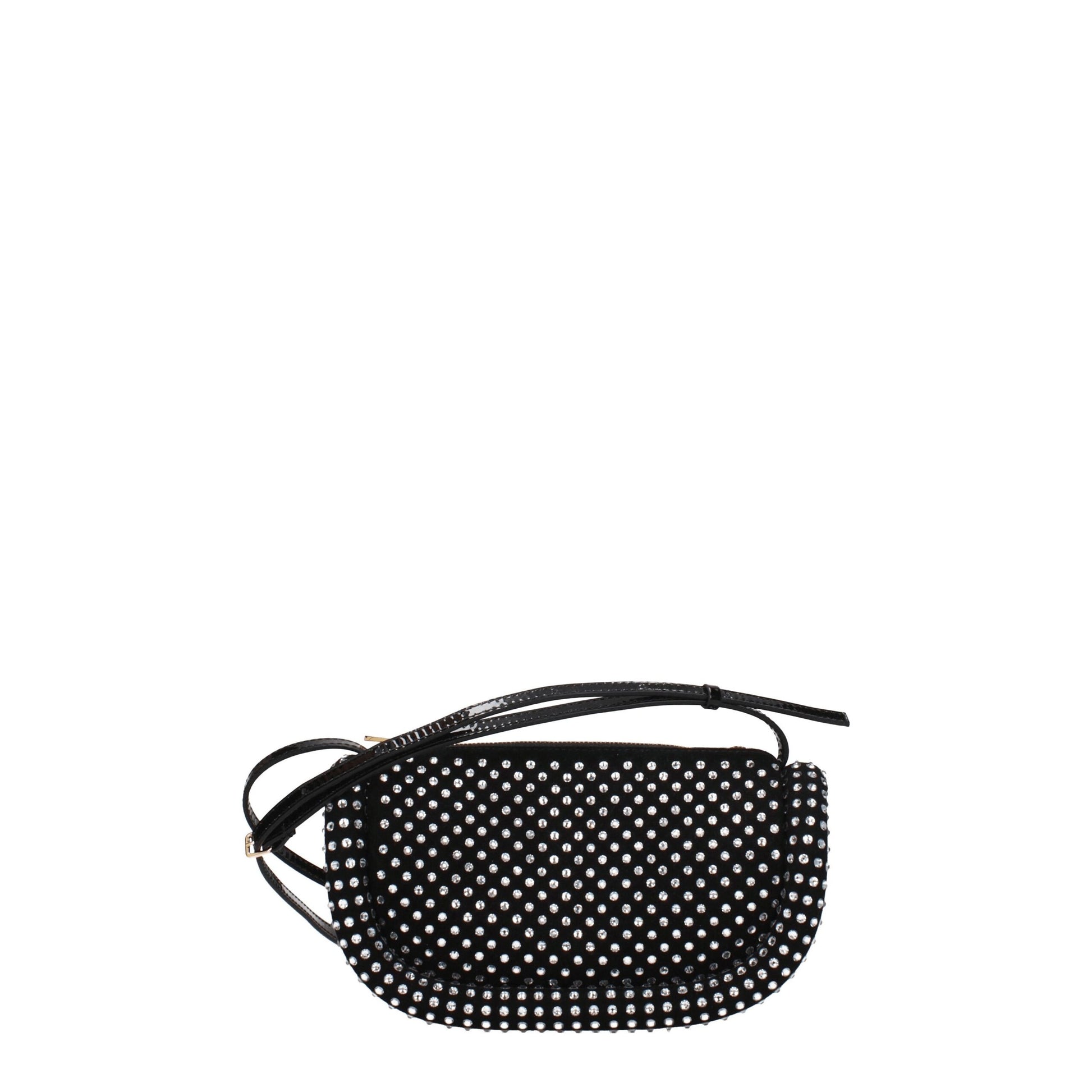 Small Crossbody Handbag by J.W.Anderson for women in synthetic polyurethane leather black & gold features an versatile silhouette, showcasing a secure zipper and versatile with versatile crossbody-strap, shoulder-strap & handle for a versatile finish.
