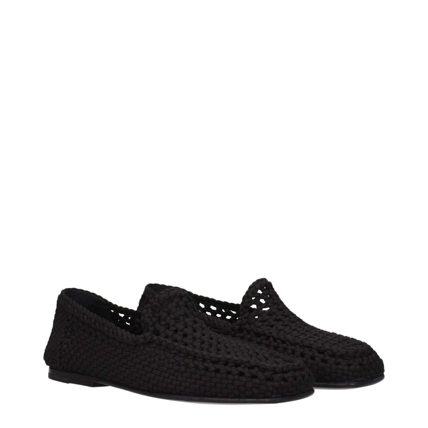 This Flat Loafer Slip-On Shoes by Dolce & Gabbana for men in leather black features an exquisite silhouette from the Men's Leather Flat Loafer Slip-On Shoes collection, defined by a sophisticated flat and elegant round toe style.