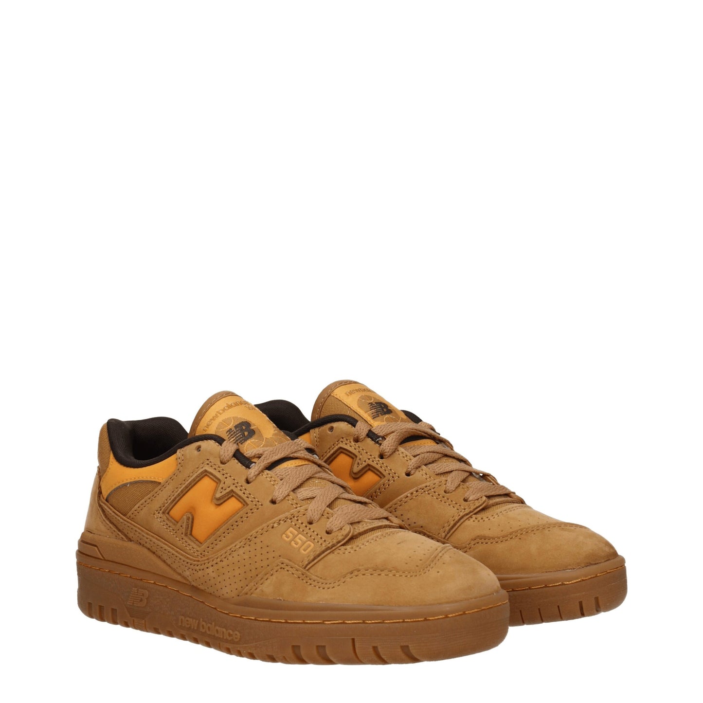 Sneakers by New Balance for men in suede leather & rubber brown features an versatile design from the Men's Casual Suede Leather & Rubber Sneakers collection, highlighting a versatile casual style for a premium, high-fashion look.