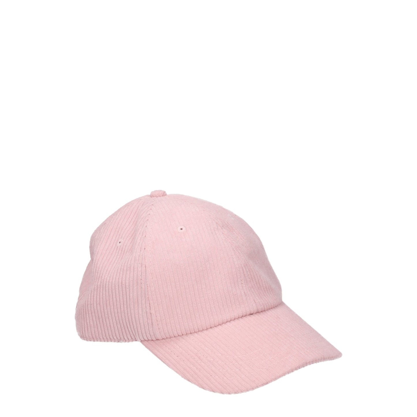 Hat by Autry for men in cotton pink showcases a delicate silhouette, artfully capturing the essence of the delicate Cotton Hat design for a sophisticated look.