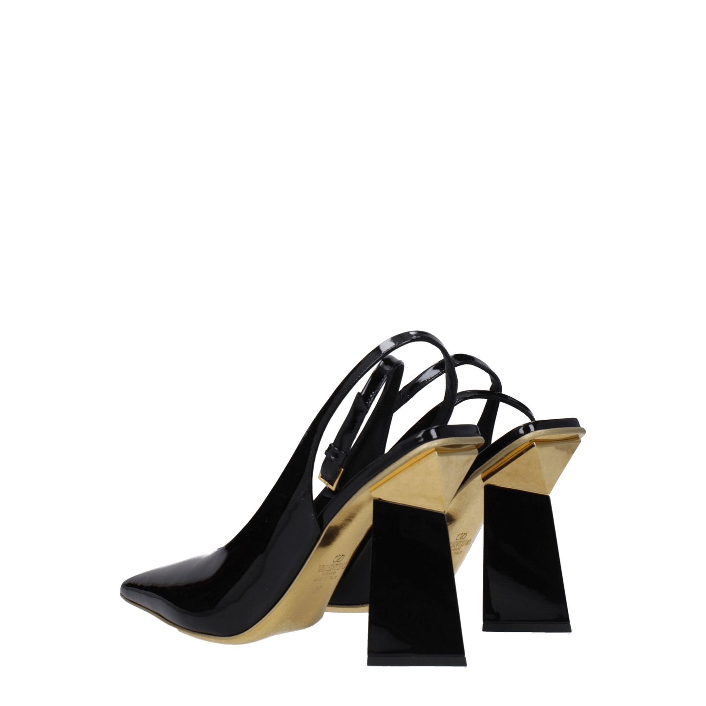 High-Heel Sandals by Valentino Garavani for women in patent leather black features an effortlessly chic silhouette from the Women's Patent Leather High-Heel Sandals collection, showcasing a effortlessly chic high-heel 10-5-cm-heel and elegant .