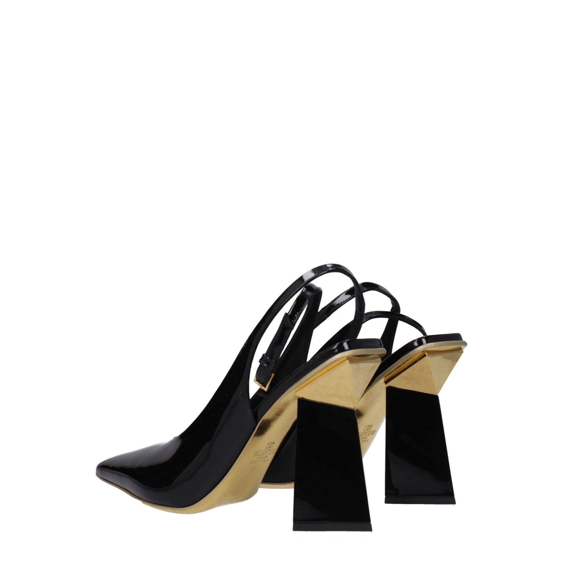 High-Heel Sandals by Valentino Garavani for women in patent leather black features an effortlessly chic silhouette from the Women's Patent Leather High-Heel Sandals collection, showcasing a effortlessly chic high-heel 10-5-cm-heel and elegant .