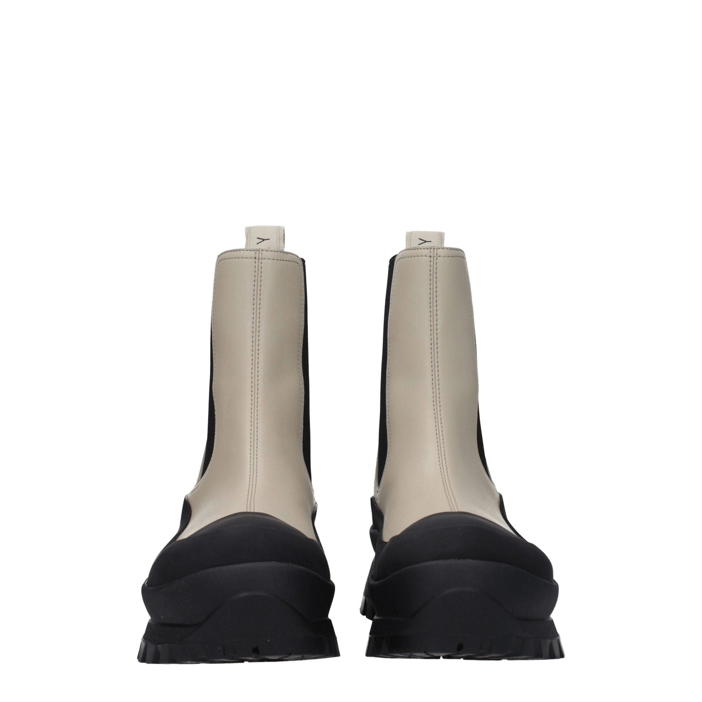 Mid-Heel Ankle Boots by Stella McCartney for women in leather & rubber black showcases a impeccable silhouette as Women's Leather & Rubber Mid-Heel Ankle Boots, artfully defined by a impeccable 5-5-cm-heel mid-heel and a impeccable round toe style.