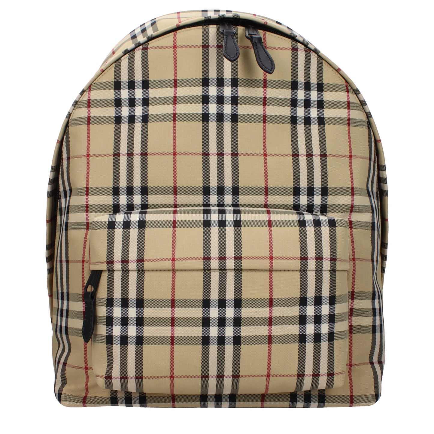 Large Backpack by Burberry for men in fabric beige & print presents a stately Fabric Large Backpack design, showcasing a secure zipper with ample external-pockets and versatile backpack-strap, adjustable-strap & handle for a stately finish.
