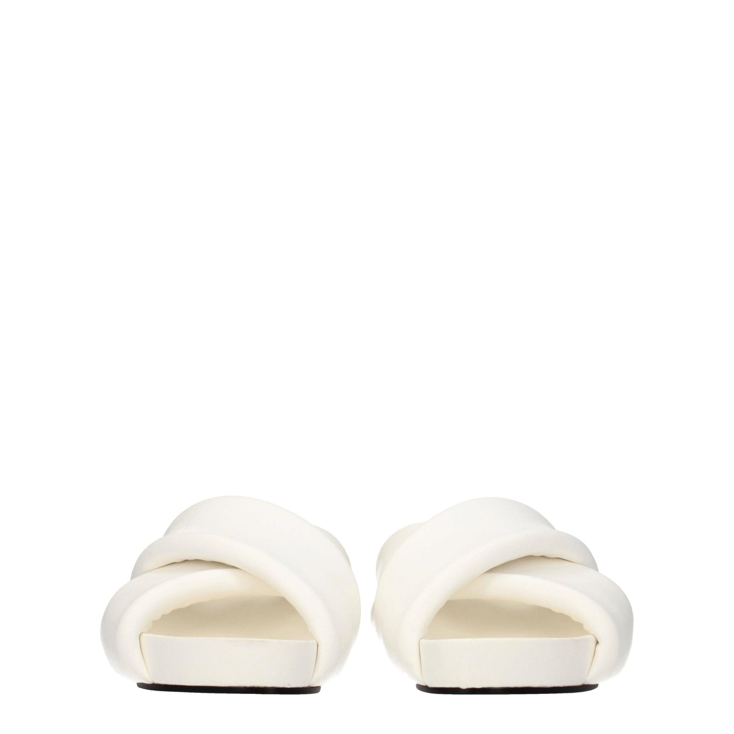 Mid-Heel Clogs Sandals by Jil Sander for women in leather white features an effortlessly chic silhouette from the Women's Leather Mid-Heel Clogs Sandals collection, showcasing a effortlessly chic 4-cm-heel mid-heel and elegant open toe style.