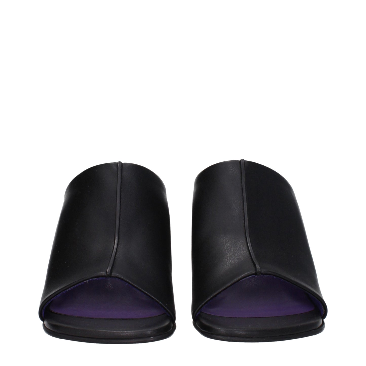 Mid-Heel Sandals by Stella McCartney for women in leather black features an effortlessly chic silhouette from the Women's Leather Mid-Heel Sandals collection, showcasing a effortlessly chic 7-5-cm-heel mid-heel and elegant open toe style.